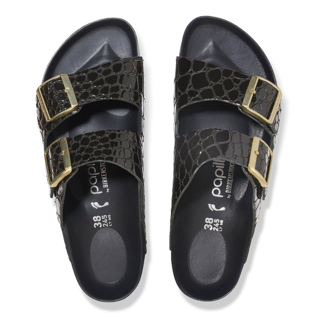 ARIZONA PLATFORM LEATHER CROC N