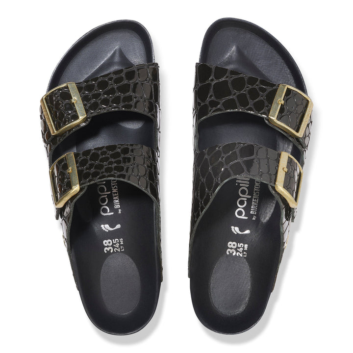 ARIZONA PLATFORM LEATHER CROC N