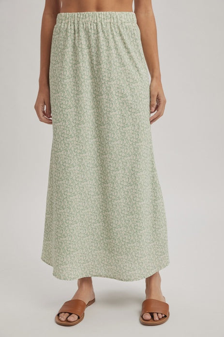 DITSY FLORAL MIDI SKIRT