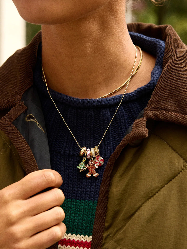 HOLLY JOLLY CHARM NECKLACE