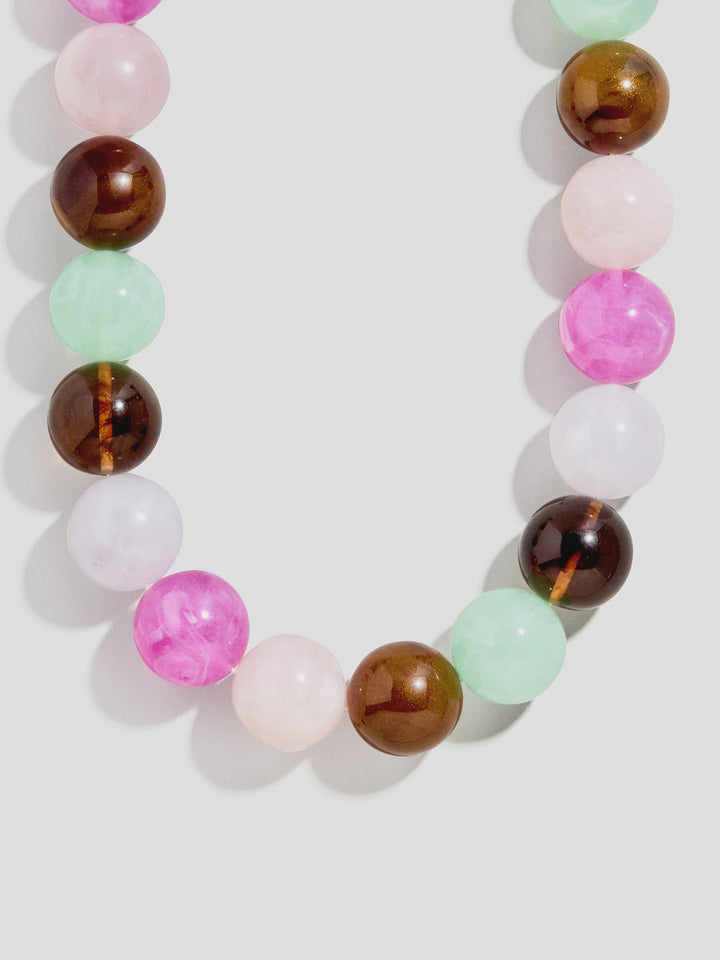 JANE BEADED NECKLACE 22MM
