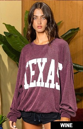 Texas oversized Sweater