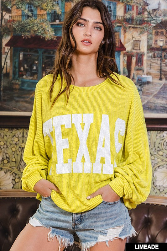 Texas oversized Sweater
