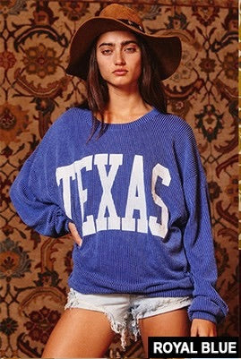 Texas oversized Sweater