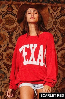 Texas oversized Sweater