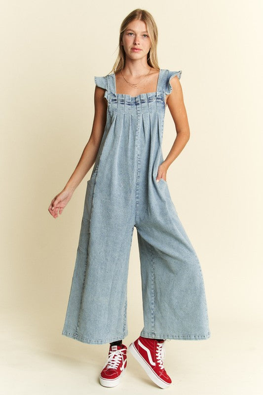 Tuckett Denim Jumpsuit