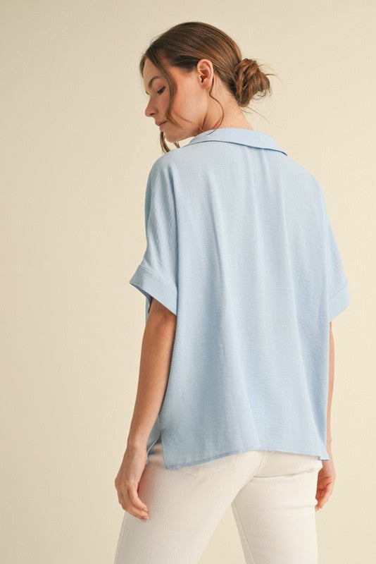 Curvy Collared Top