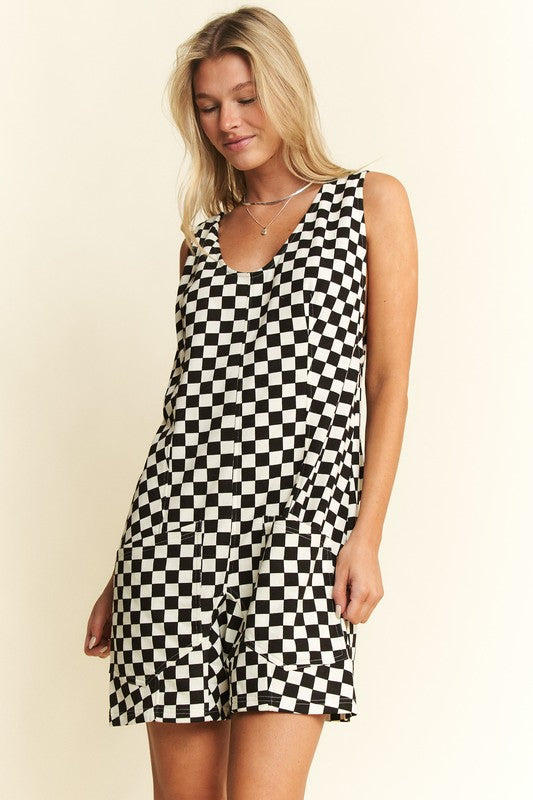 Checker Romper