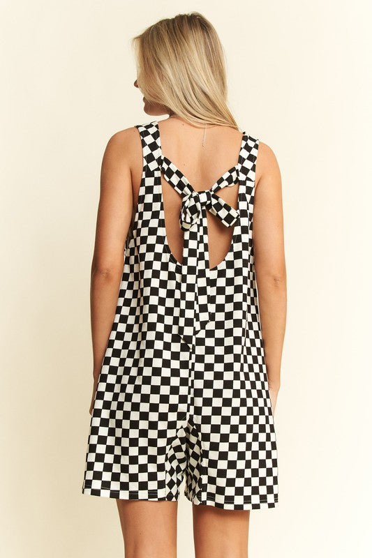 Checker Romper