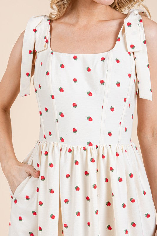 The Poteet Strawberry Dress