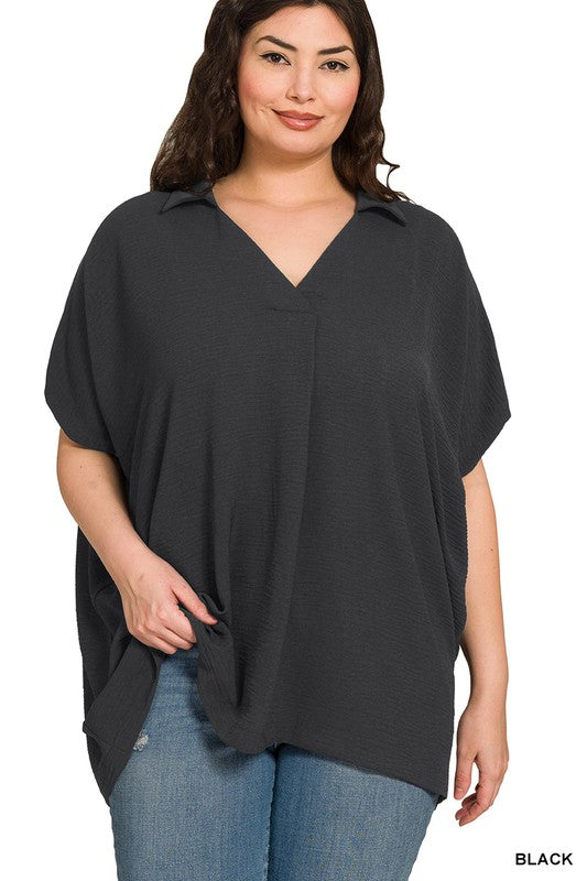 Arie Collared Top