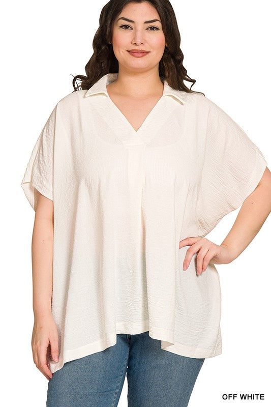Arie Collared Top