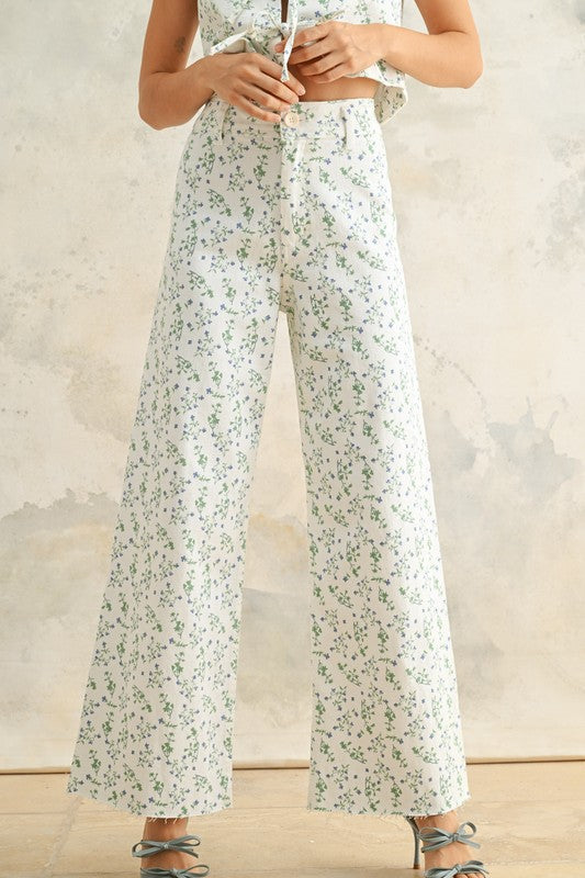 Playful Floral Pants