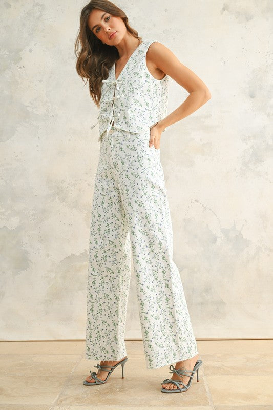 Playful Floral Pants