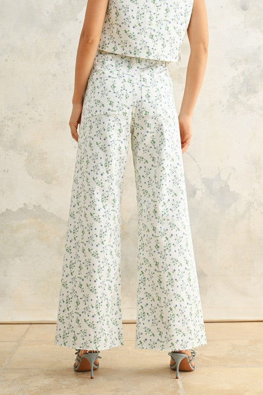 Playful Floral Pants