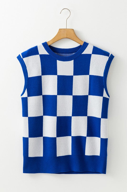 Checkidy Sweater Vest