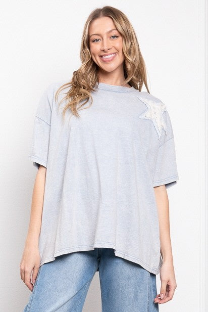 Star Patch Top