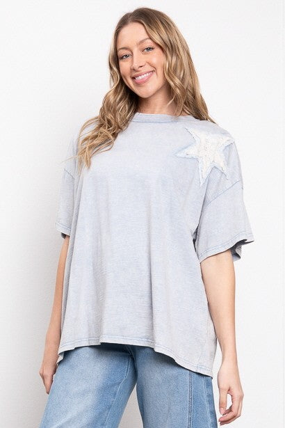 Star Patch Top