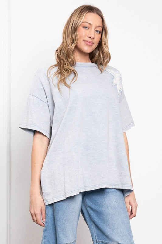 Star Patch Top