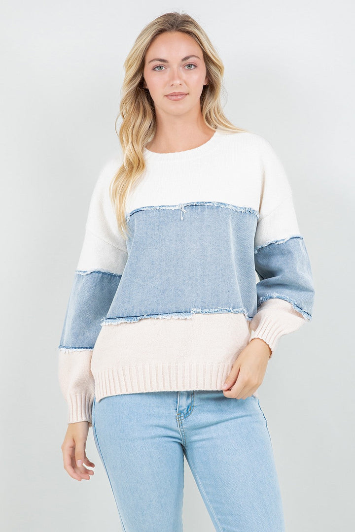 The Mixed Media Sweater
