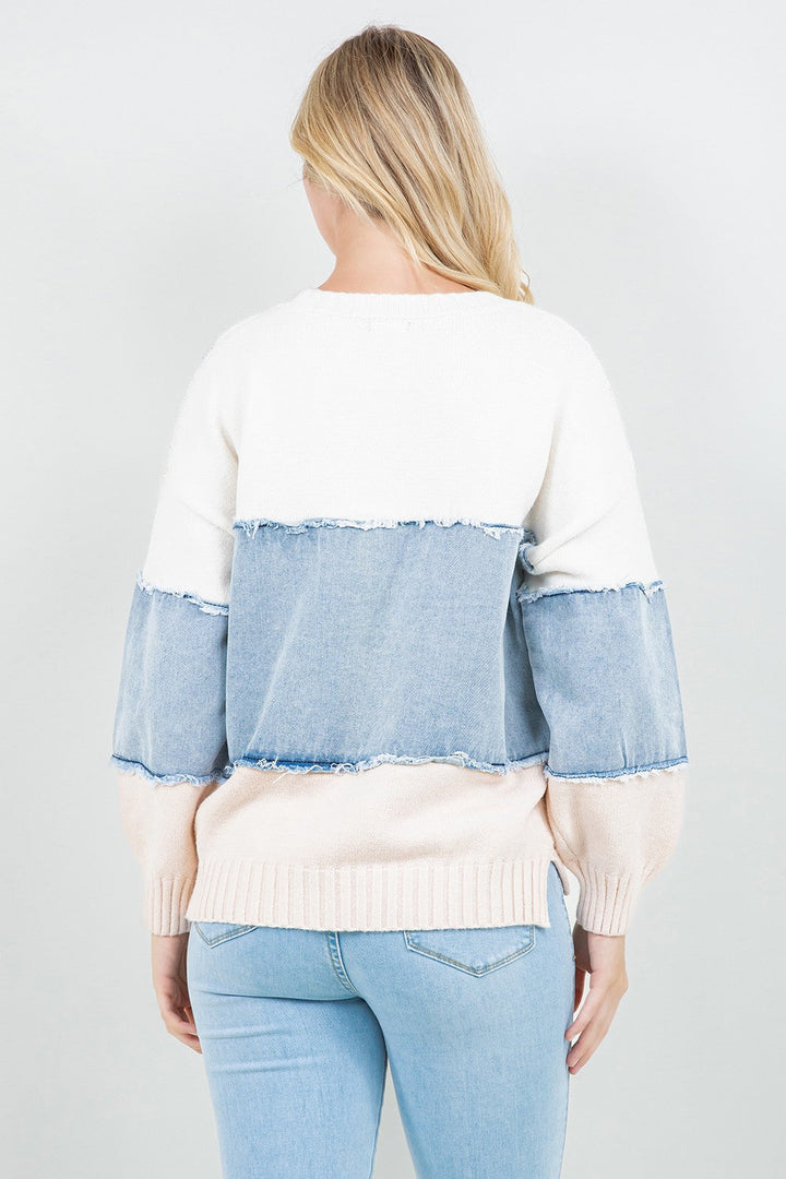 The Mixed Media Sweater