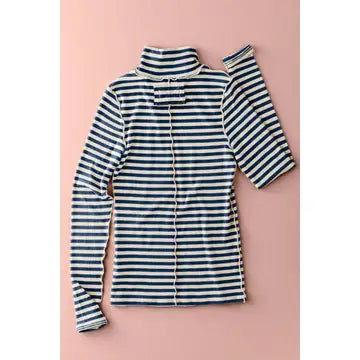 Striped Turtleneck Top
