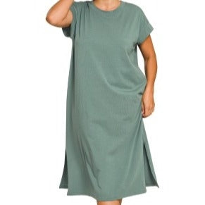 Walk in the Park Midi Dress Plus