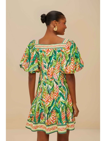 HELI LEAVES PEARL MINI DRESS