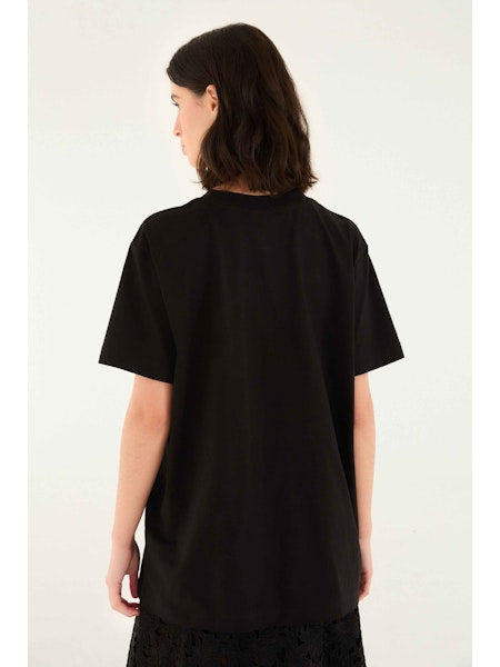 FEMINIST BLACK RELAXED T-SHIRT