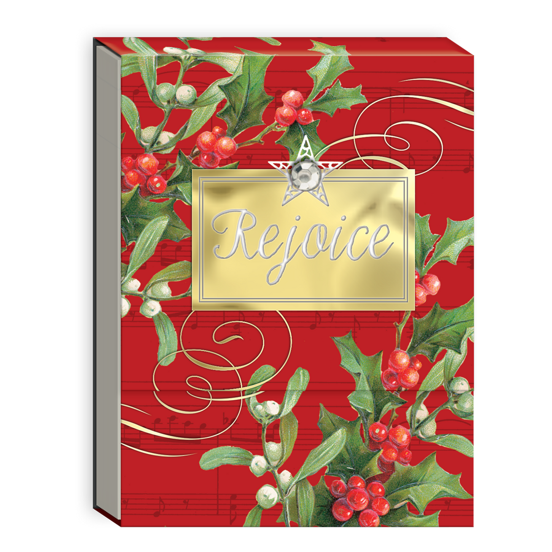 GLAD TIDINGS "REJOICE" POCKET NOTE PAD