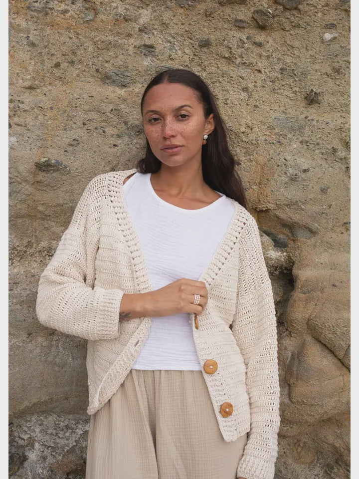 NORA CROCHET CARDIGAN