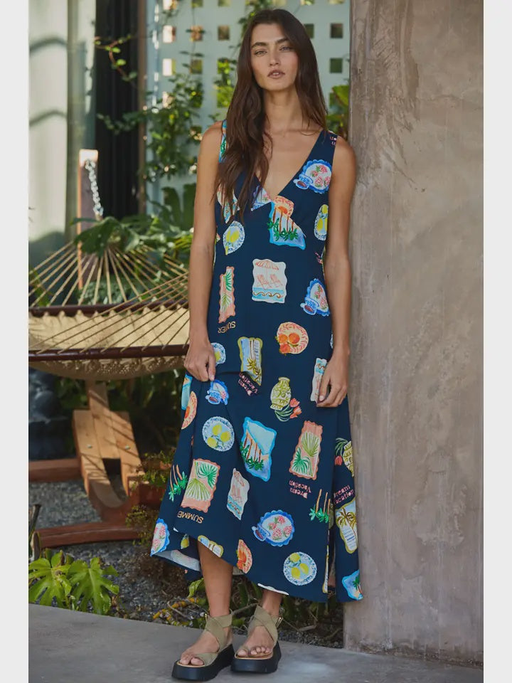 SUMMER DAYS MIDI DRESS