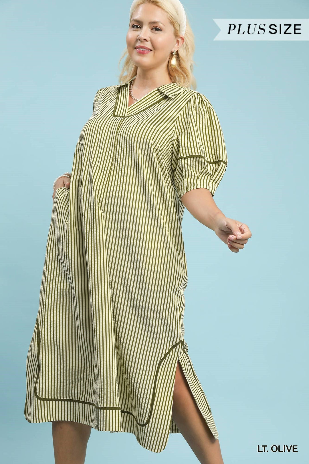 Stripe Me Up Midi Dress