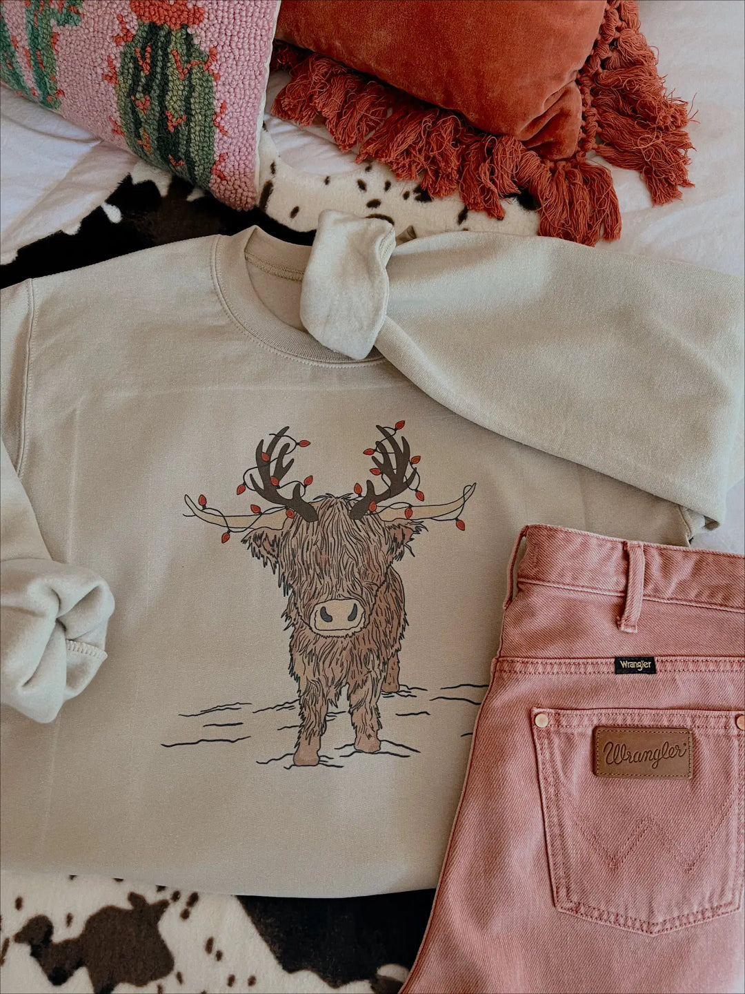 Christmas Cow Tee