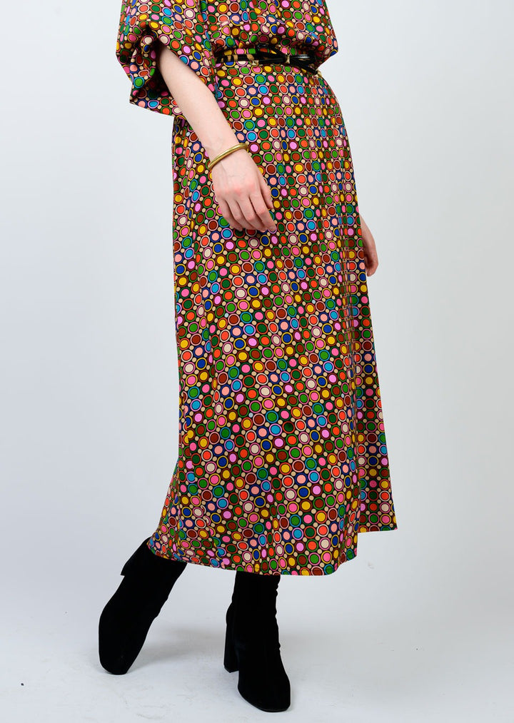 LOADS OF COLOR  DOT SKIRT