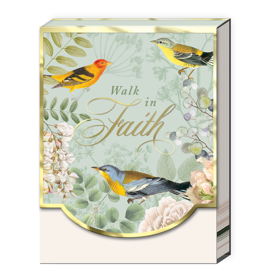 NATURE'S GRACE "FAITH BIRDS" POCKET NOTE PAD