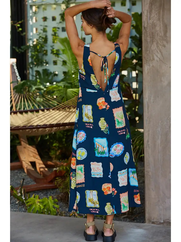 SUMMER DAYS MIDI DRESS