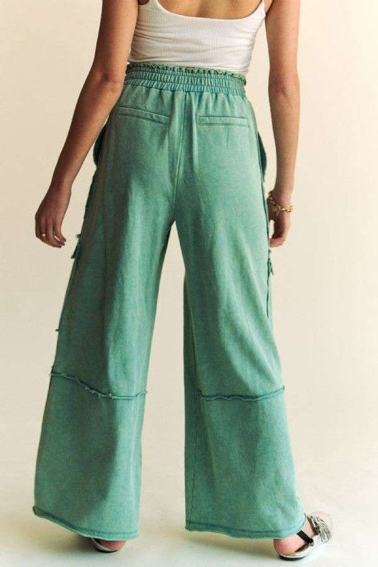 Mineral Wash Cargo Pants