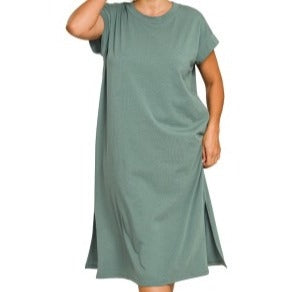 Walk in the Park Midi Dress Plus