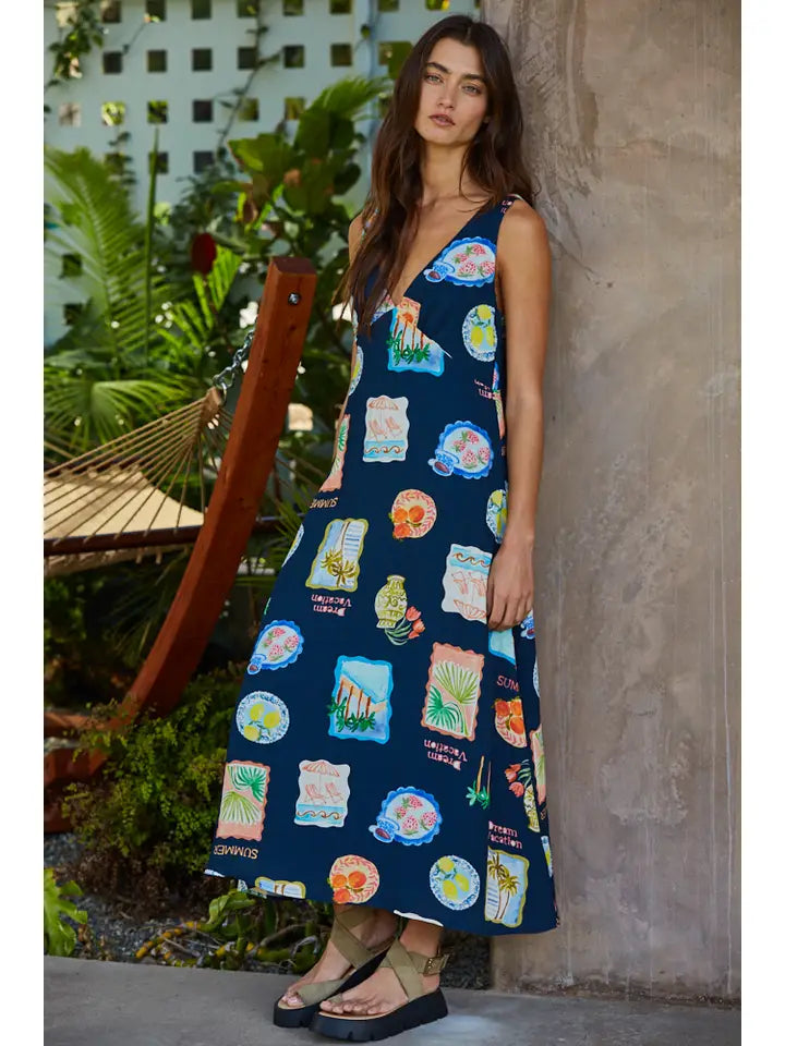 SUMMER DAYS MIDI DRESS