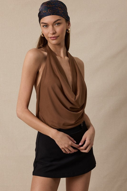 Halter Mesh Top