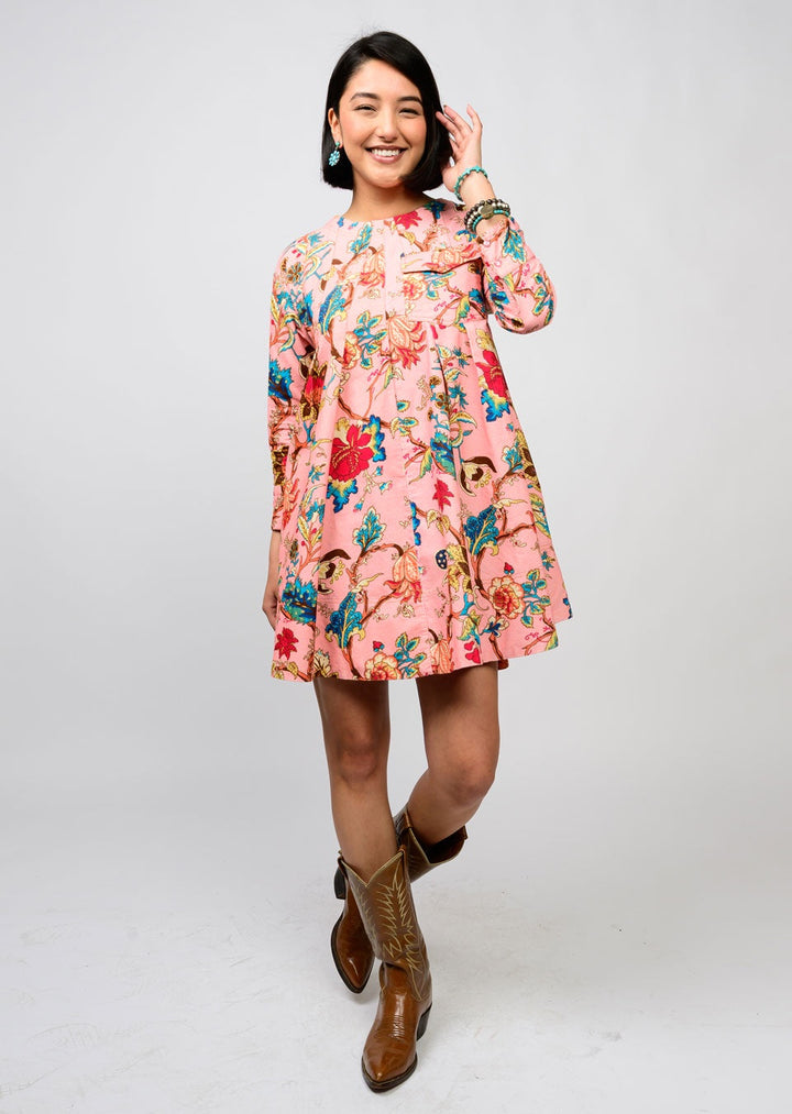 TUCK AND SWING DRESS