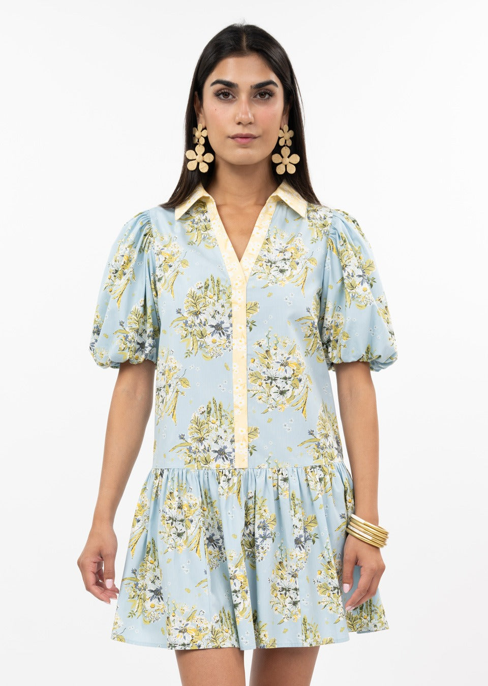 BANDED FRONT DRESS