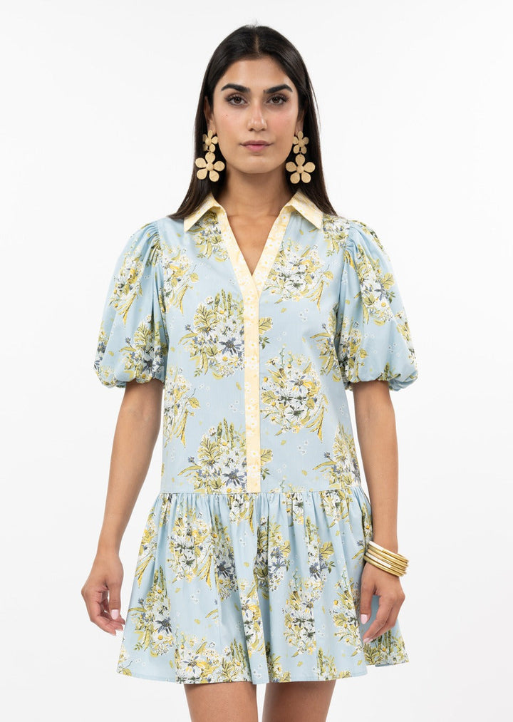 BANDED FRONT DRESS