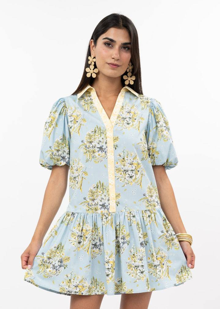 BANDED FRONT DRESS