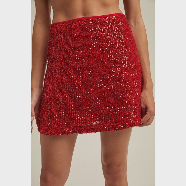 SEQUIN MINI SKIRT 11920