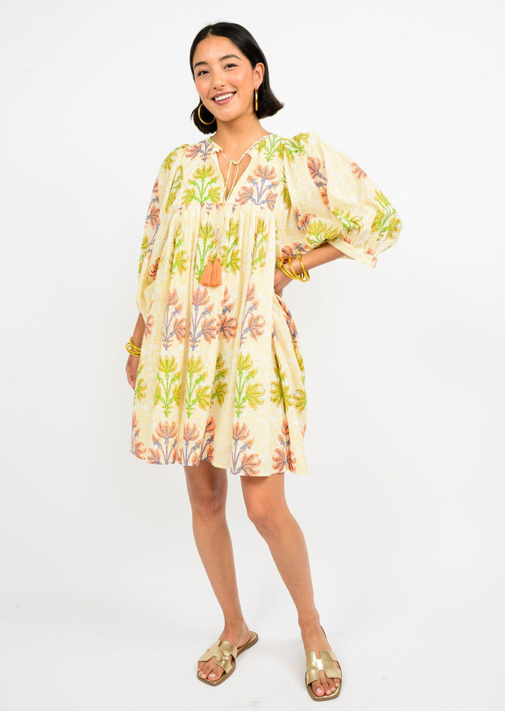BREEZY BLOCK PRINT DRESS