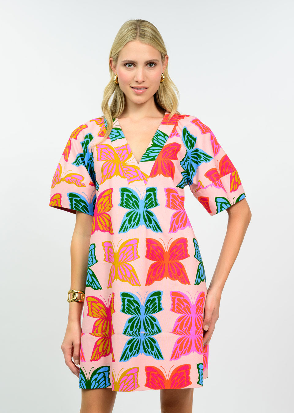 BUTTERFLIES SHIFT DRESS