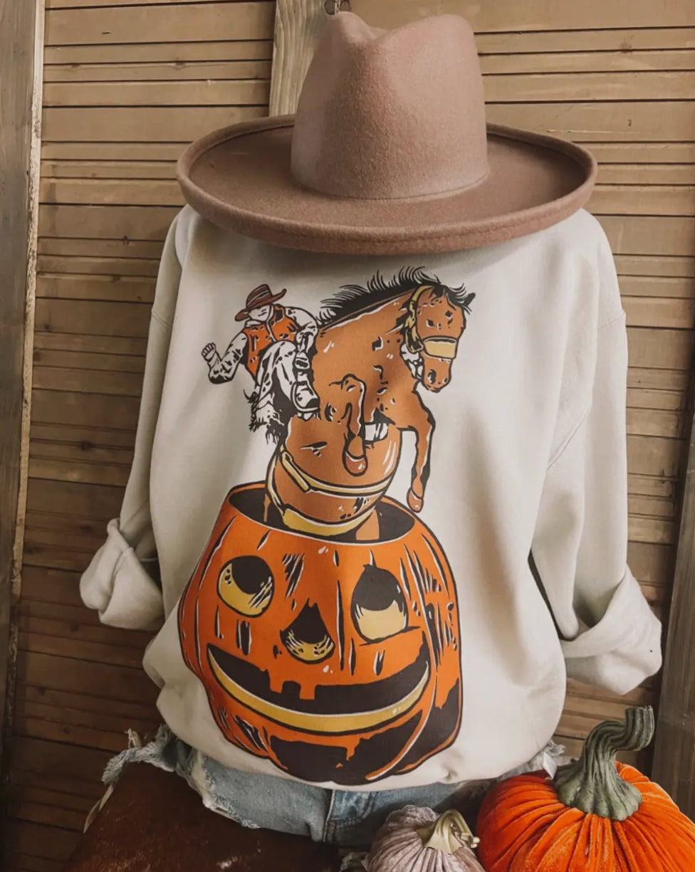 Pumpkin Cowboy Sweatshirt
