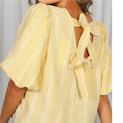 Steff Bow Back Blouse